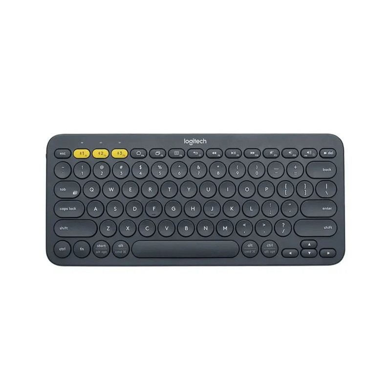Logitech K380 Multi-Device Bluetooth Keyboard-Dark Grey - لوحة مفاتيح